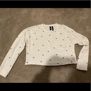 women’s adidas long sleeve crop!